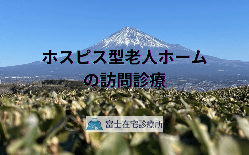 ホスピス型老人ホームの訪問診療 - 痛みの緩和から看取りまで
