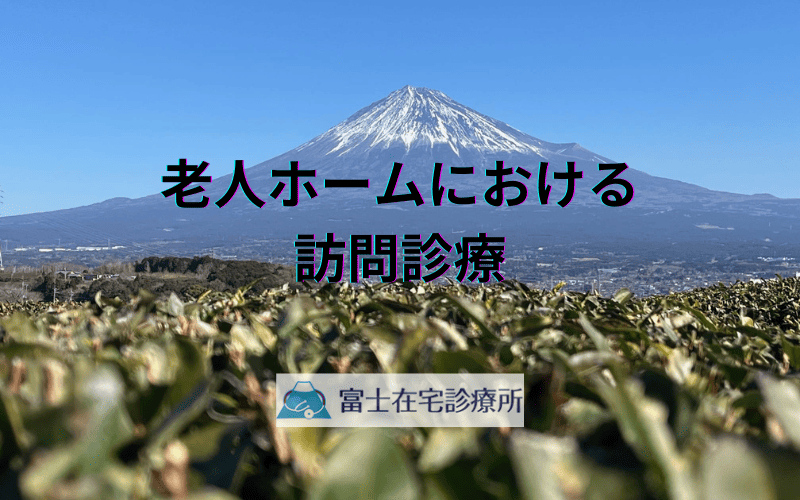 老人ホームにおける訪問診療 - 医療と介護の密接な連携