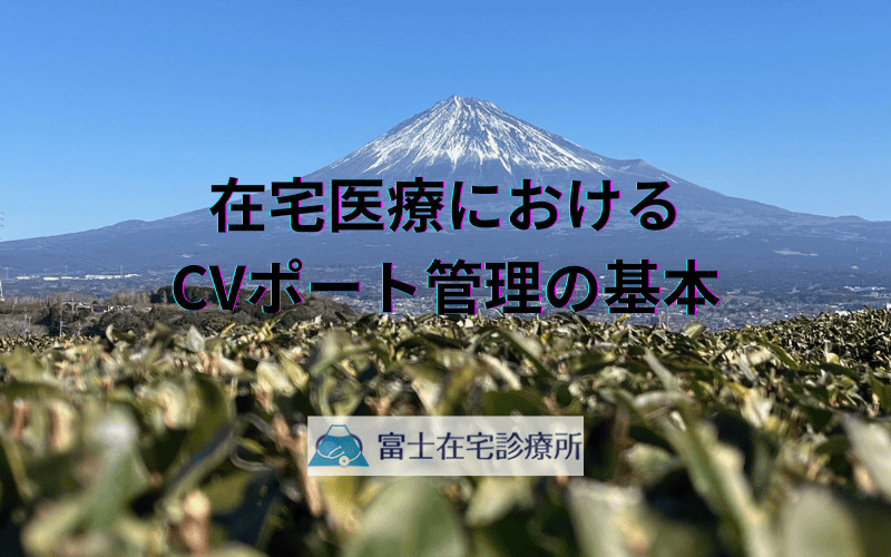在宅医療におけるCVポート管理の基本 - 介護スタッフとご家族のための基礎知識