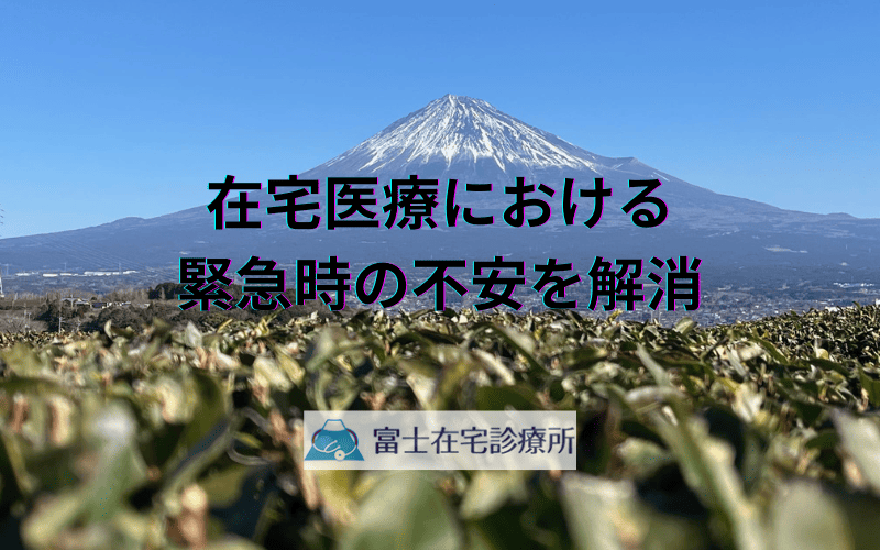 在宅医療における緊急時の不安を解消 - 訪問診療が提供する迅速な対応