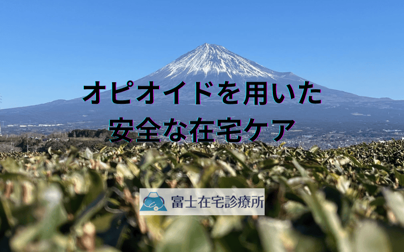 訪問診療における疼痛緩和の実際 - オピオイドを用いた安全な在宅ケア