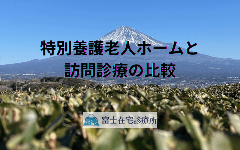 老衰ケアの質を左右する選択 - 特別養護老人ホームと訪問診療の比較