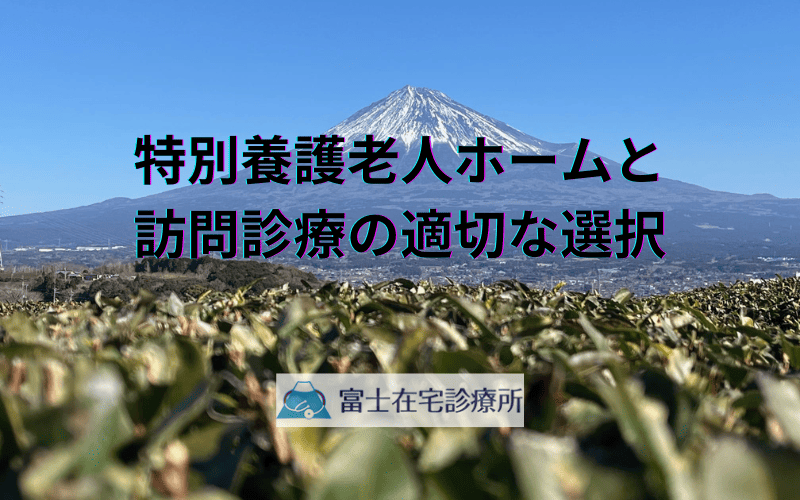 特別養護老人ホームと訪問診療の適切な選択 - 病状や状態による比較